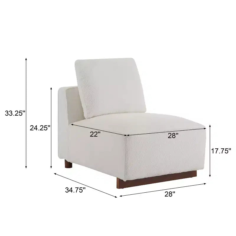 Christopher Knight Home Avery Divano Sezionale a L Rivestito con Cuscini, Beige/Marrone