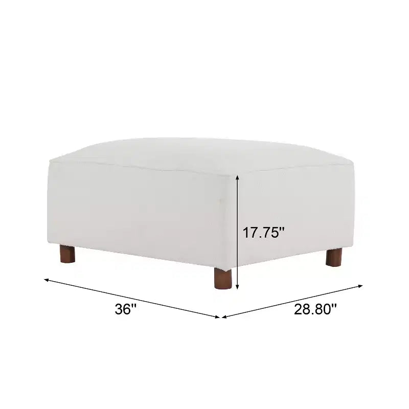 Christopher Knight Home Avery Divano Sezionale a L Rivestito con Cuscini, Beige/Marrone