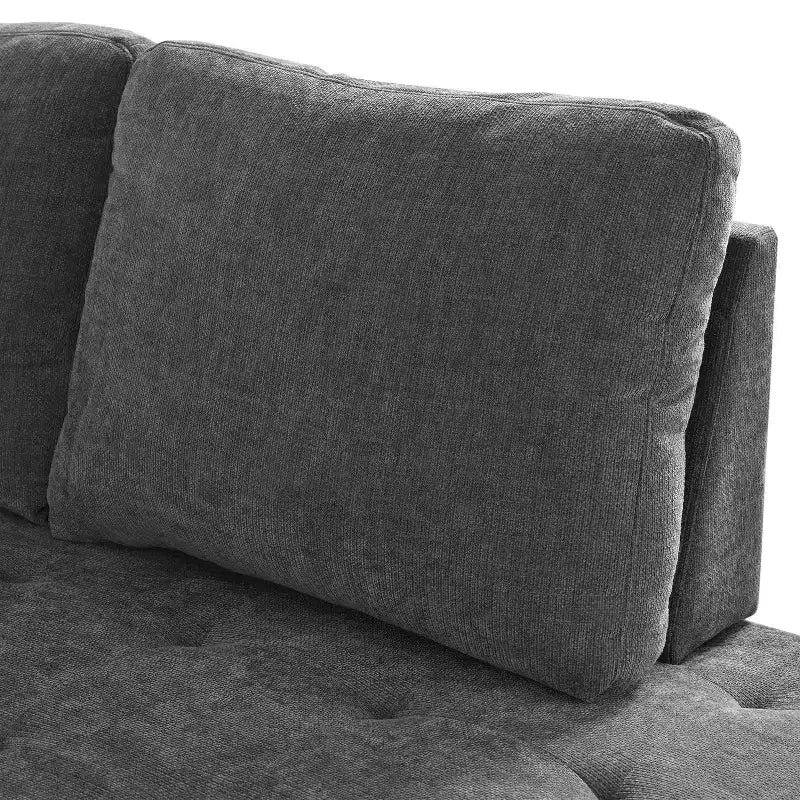 Divano componibile 91,5W, divano letto estraibile con bracciolo contenitore - Christopher Knight Home