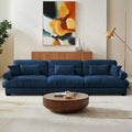 Christopher Knight Home Crane 130 Modern 3 Seater Velvet Sofa with Bolstered Armrests
