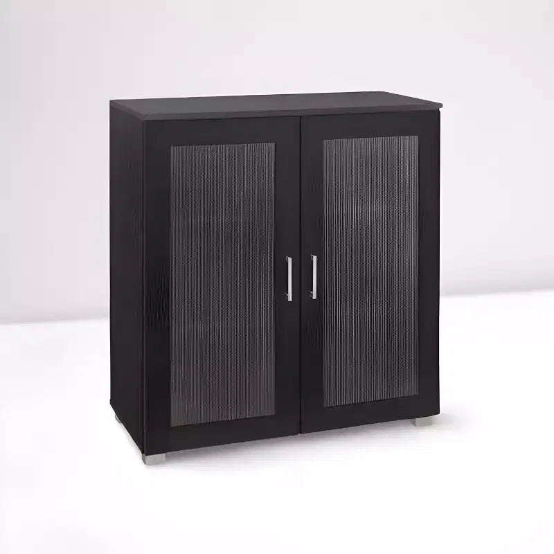 Kings Brand Furniture - Mobiletto credenza a 2 ante, Armadietto da terra per cucina, sala da pranzo, soggiorno, ingresso