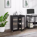 Kings Brand Furniture - 2-Door Accent Storage Cabinet, Sideboard Buffet Floor Storage Cupboard for Kitchen, Dining Room, Living Room, Entryway