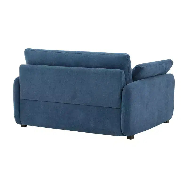 Fauteuil simple Whisen Modern surdimensionné en chenille avec blocs de couleur, canapé-salon large et profond avec oreillers
