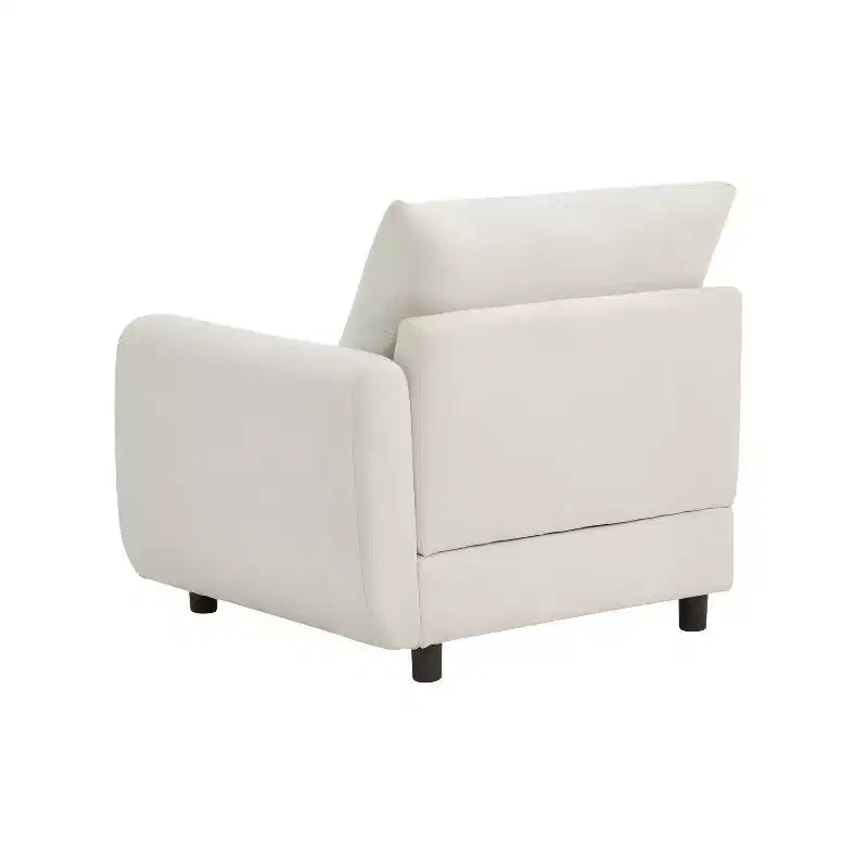 Christopher Knight Home Acker 99,5 Divano Sezionale Moderno a 3 Posti Imbottito, Bianco