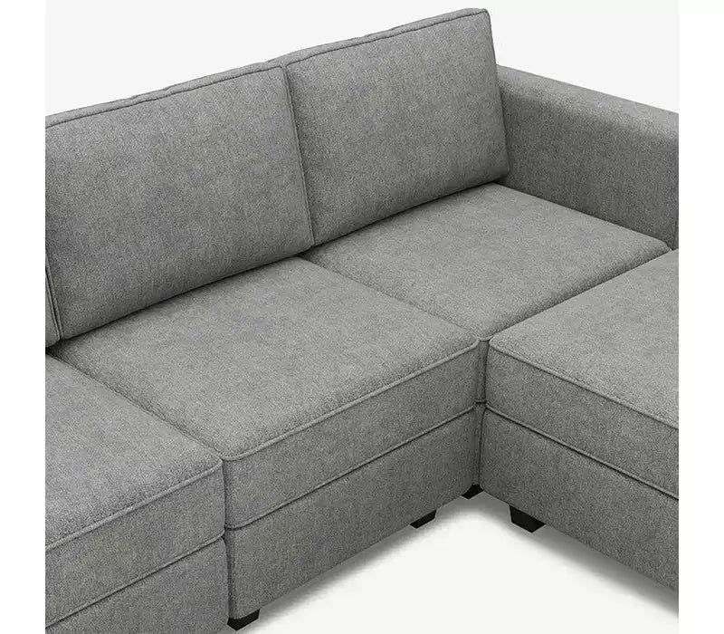 Canapé modulable Belffin Terry avec rangement intégré (6 places + 8 côtés)