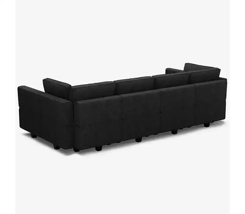Divano modulare Belffin Terry con seduta contenitore (6 Posti + 8 Lati)