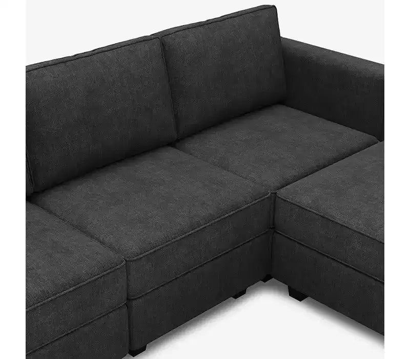 Canapé modulable Belffin Terry avec rangement intégré (6 places + 8 côtés)