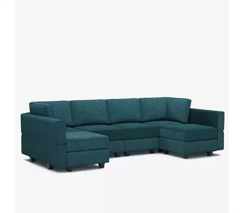 Canapé modulable Belffin Terry avec rangement intégré (6 places + 8 côtés)