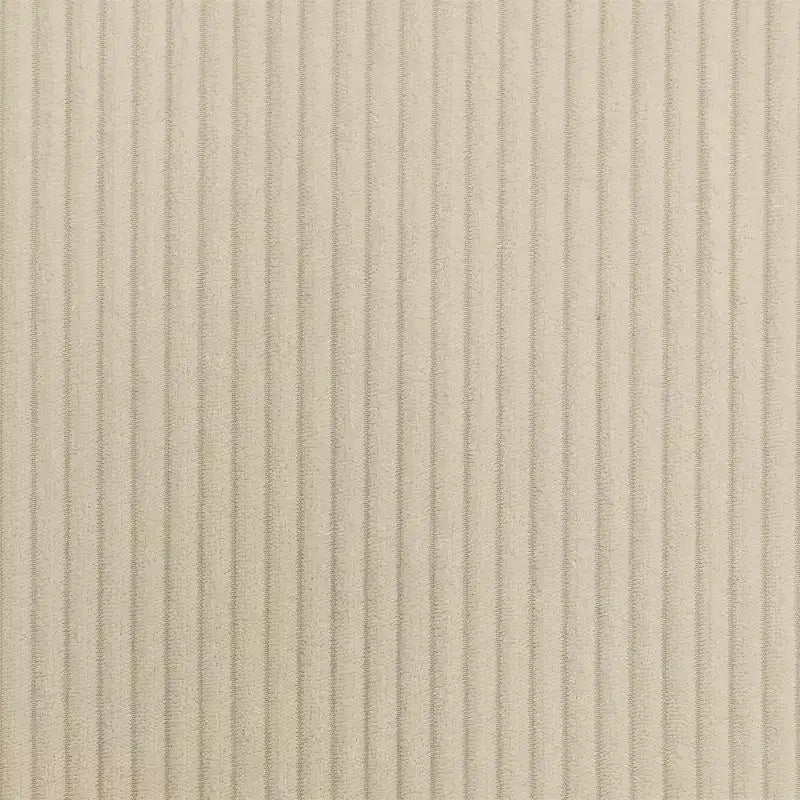 GDFStudio Jean Divanetto Moderno in Velluto a Coste da 73 pollici con Portabicchieri, Vano Portaoggetti nei Braccioli, Porta Cellulare e Pouf