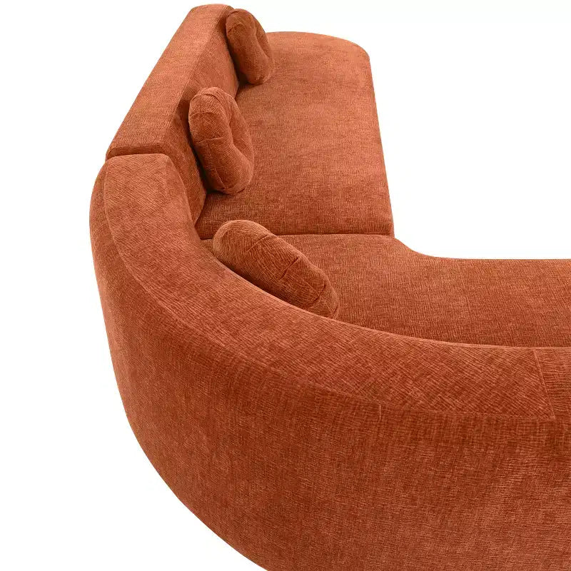 Divano componibile moderno Christopher Knight Home Patrick 122 extra large in ciniglia con cuscini