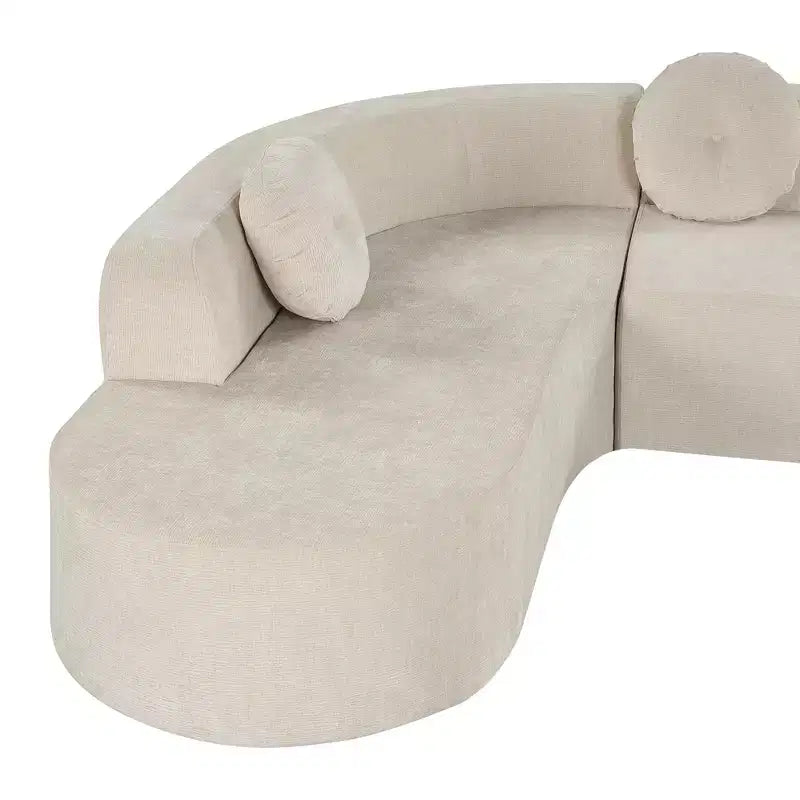 Divano componibile moderno Christopher Knight Home Patrick 122 extra large in ciniglia con cuscini
