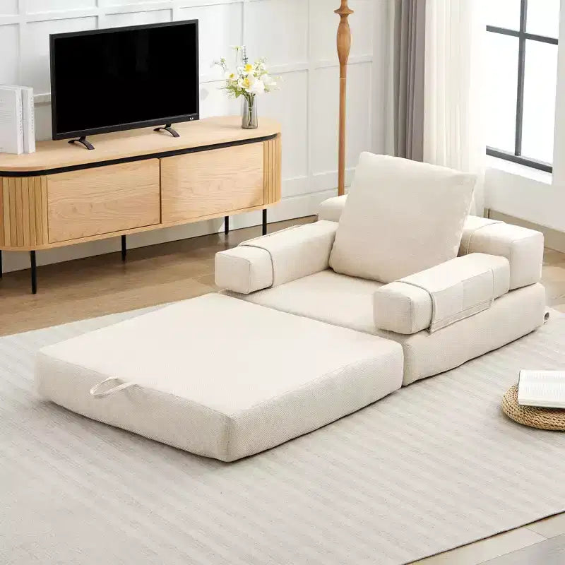 HYEORY Poltrona Pieghevole Moderna Trasformabile Divano Letto Futon