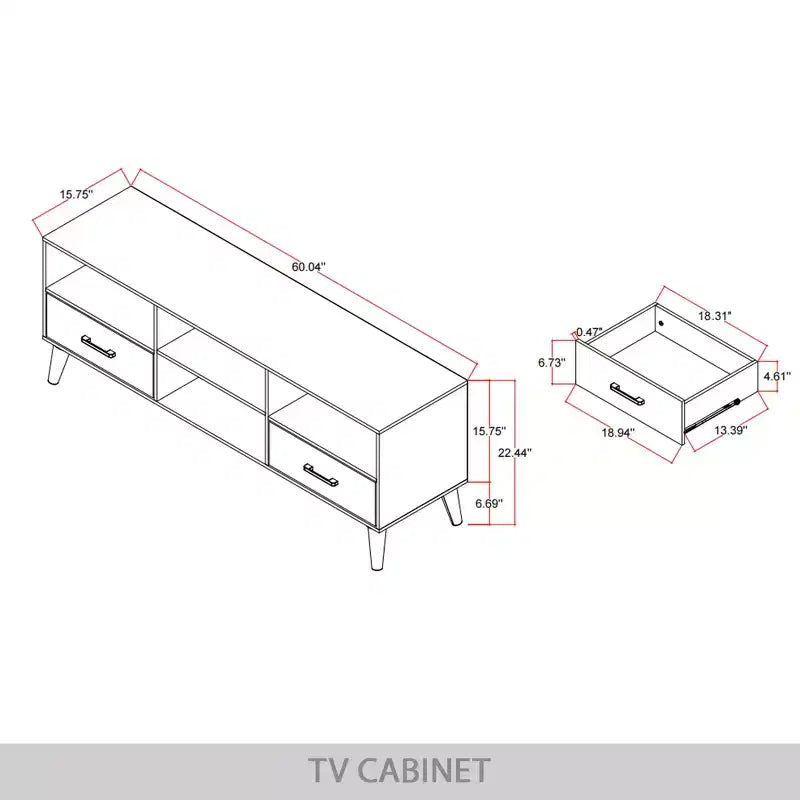 Consolle porta TV ChaletPosh
