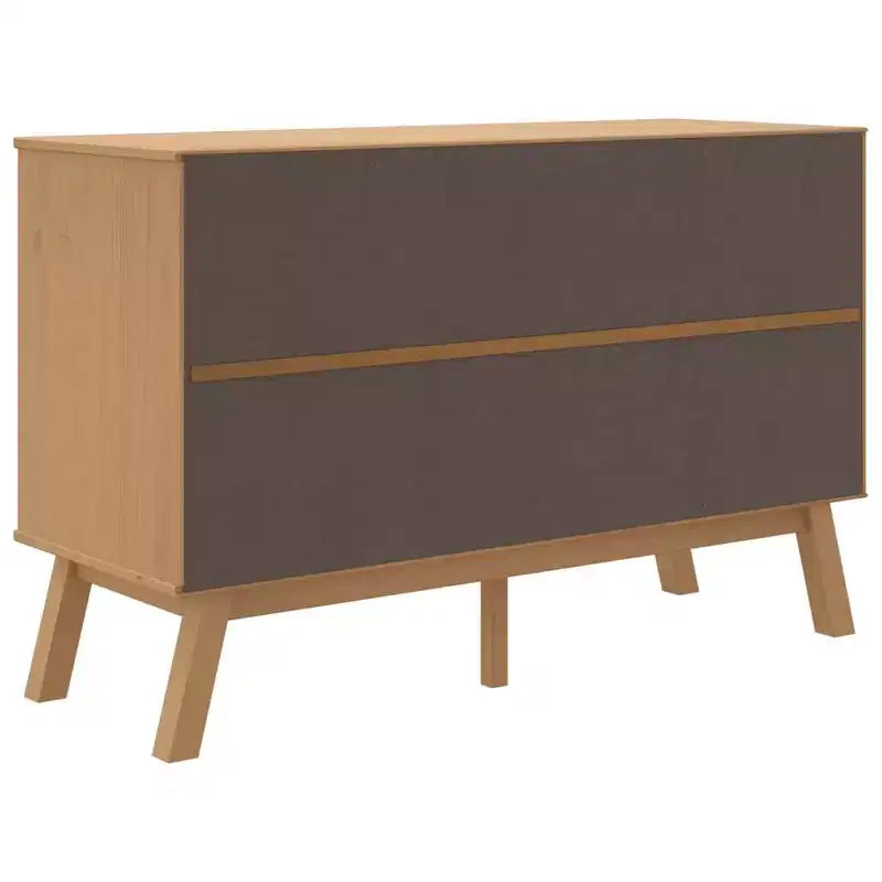 vidaXL Madia OLDEN marrone 44.9x16.9x28.9 Legno massello di pino