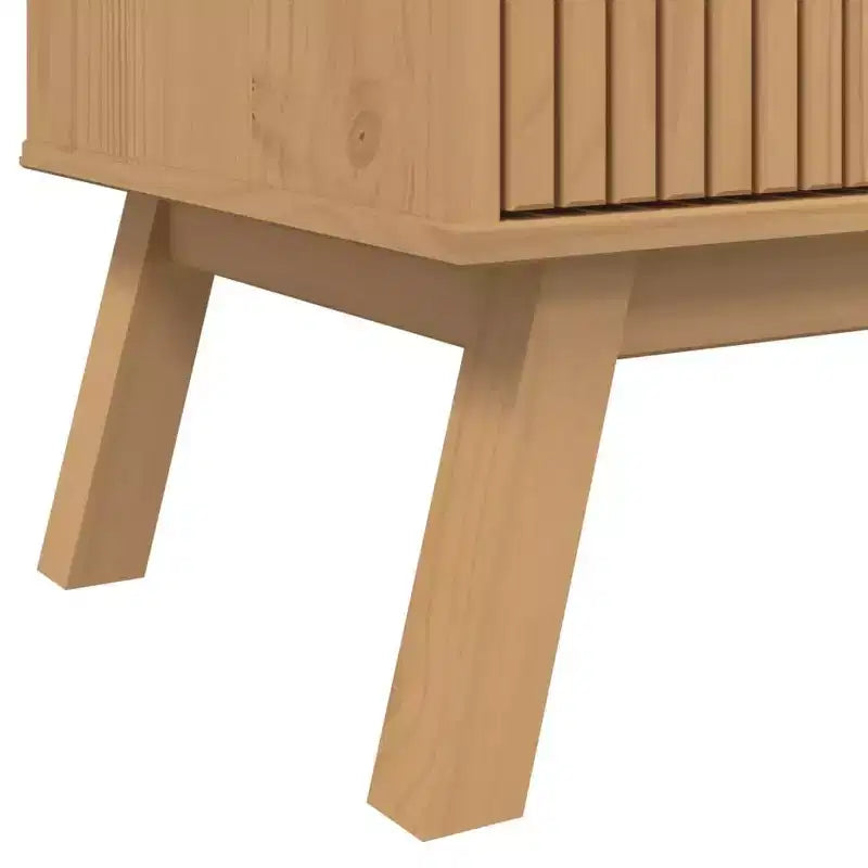 vidaXL Madia OLDEN marrone 44.9x16.9x28.9 Legno massello di pino