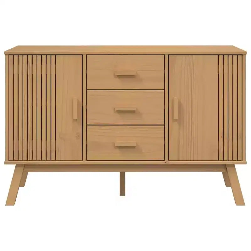 vidaXL Madia OLDEN marrone 44.9x16.9x28.9 Legno massello di pino