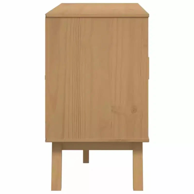 vidaXL Madia OLDEN marrone 44.9x16.9x28.9 Legno massello di pino