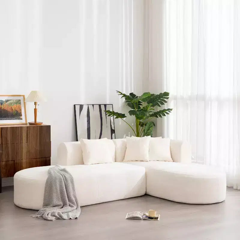 Christopher Knight Home Imre, divano angolare moderno imbottito a 4 posti con cuscini