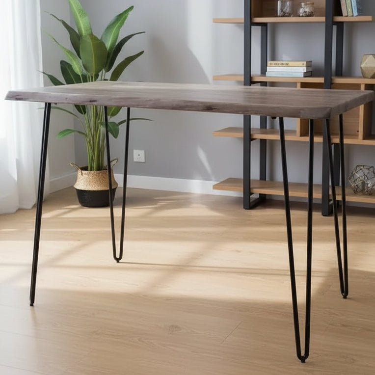 Jofran, Tavolo da pranzo in acacia massiccia, altezza bancone, 132 cm, Nature'S Edge