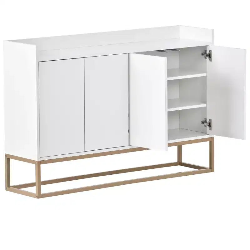 Whisen Madia Moderna Elegante Credenza con Ampio Spazio di Archiviazione per Sala da Pranzo, Ingresso