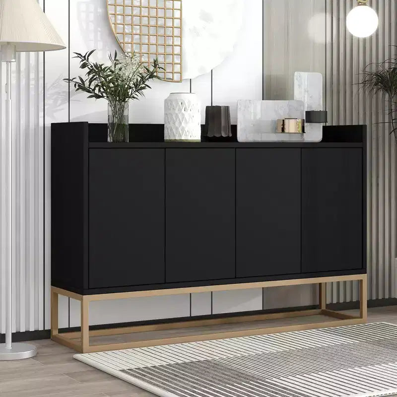 Whisen Modern Sideboard Elegant Buffet Cabinet with Large Storage Space for Dining Room, Entryway