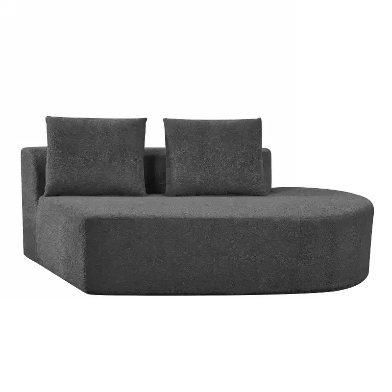 Divano componibile moderno Christopher Knight Home 116 curvo con spugna ad alta densità e 4 cuscini
