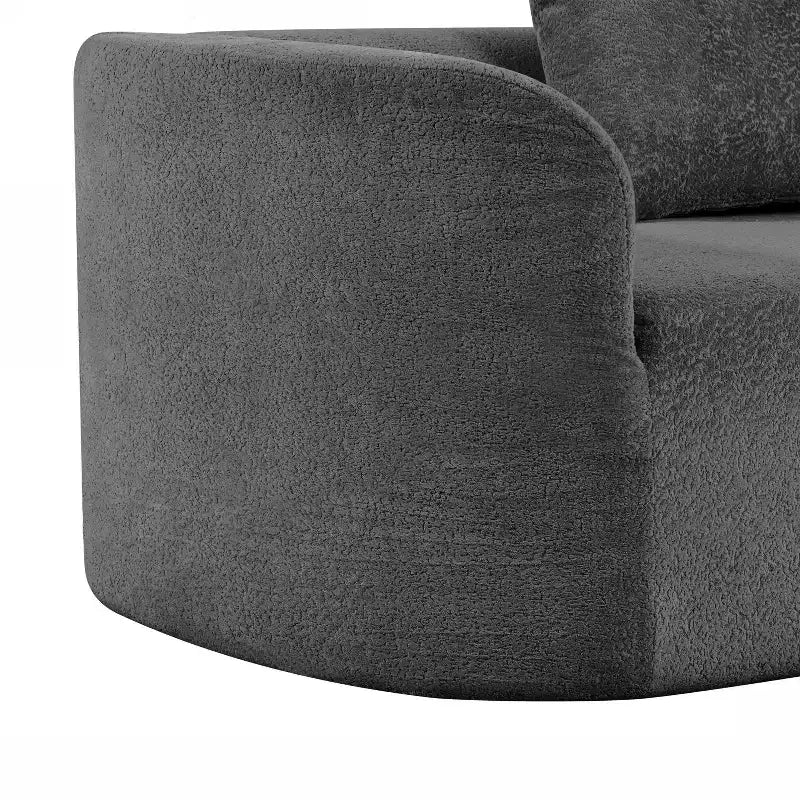 Divano componibile moderno Christopher Knight Home 116 curvo con spugna ad alta densità e 4 cuscini