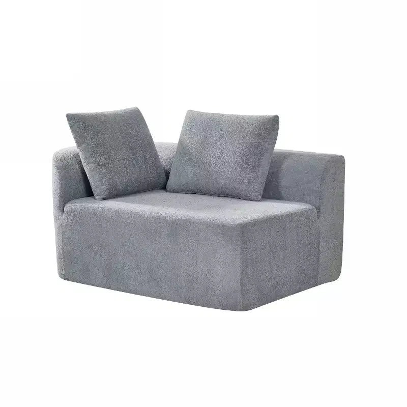 Divano componibile moderno Christopher Knight Home 116 curvo con spugna ad alta densità e 4 cuscini