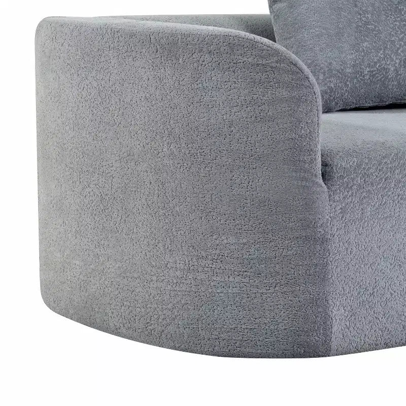 Divano componibile moderno Christopher Knight Home 116 curvo con spugna ad alta densità e 4 cuscini