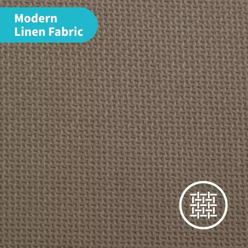 Divano Sezionale Mjkone Modulare a U/L con Pouf, Divano Letto Oversize Moderno Reversibile Convertibile