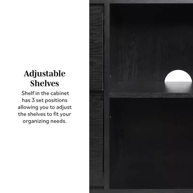 GDFStudio Sophy Credenza Moderna in Legno 63 con Ripiano Regolabile e Cassetto