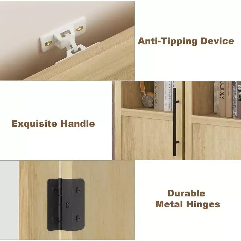 Armadietto contenitore alto e stretto da 70 cm con anta in vetro, ripiani aperti, mobiletto sottile da bagno autoportante per piccoli spazi, cucina, lavanderia, soggiorno