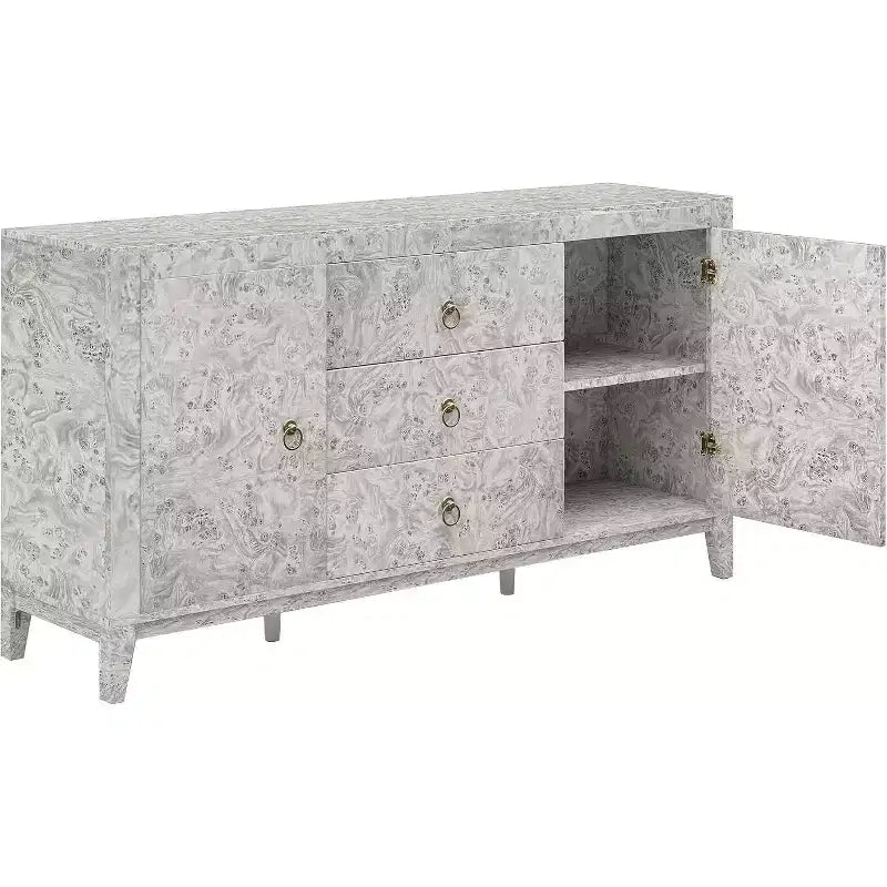 AMERLIFE Credenza a Buffet Lucida in Radica