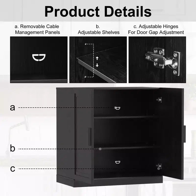 Mobile e credenza impilabili in legno massello con ripiani regolabili
