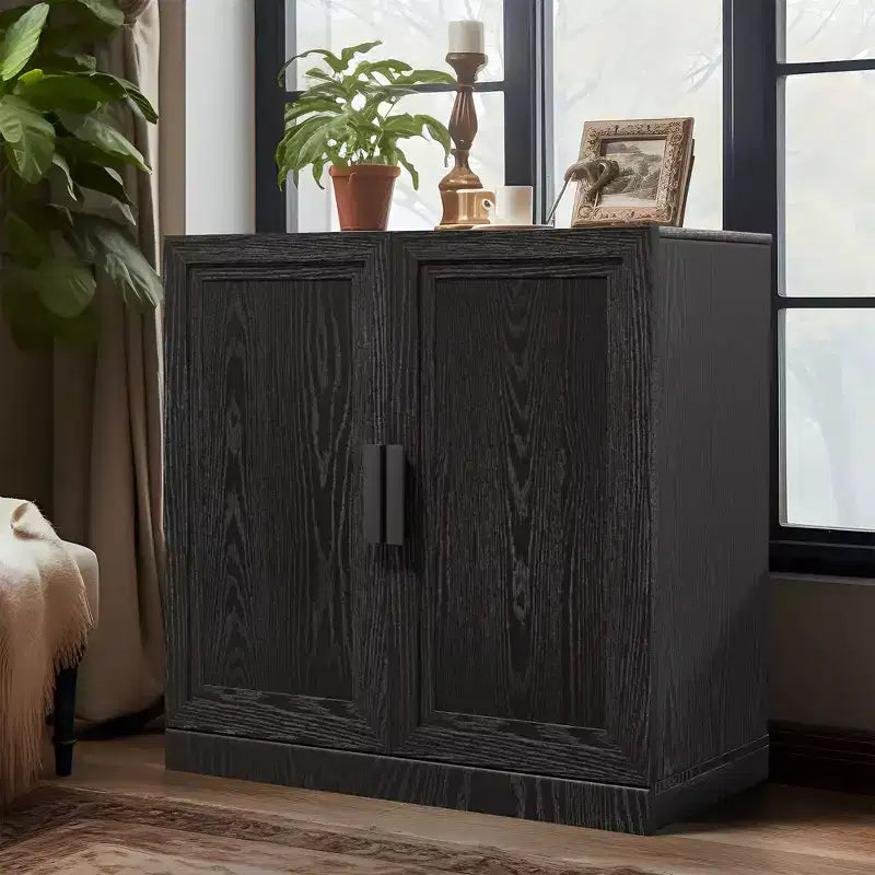 Mobile e credenza impilabili in legno massello con ripiani regolabili