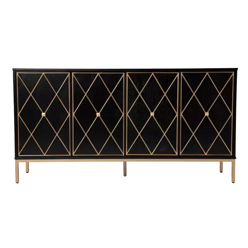 Marradi Sideboard Cabinet with Storage - Black - SEI