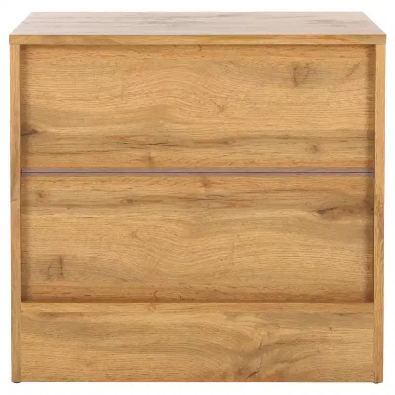 Comodino a 2 cassetti Conall - NST3103 - Rovere -