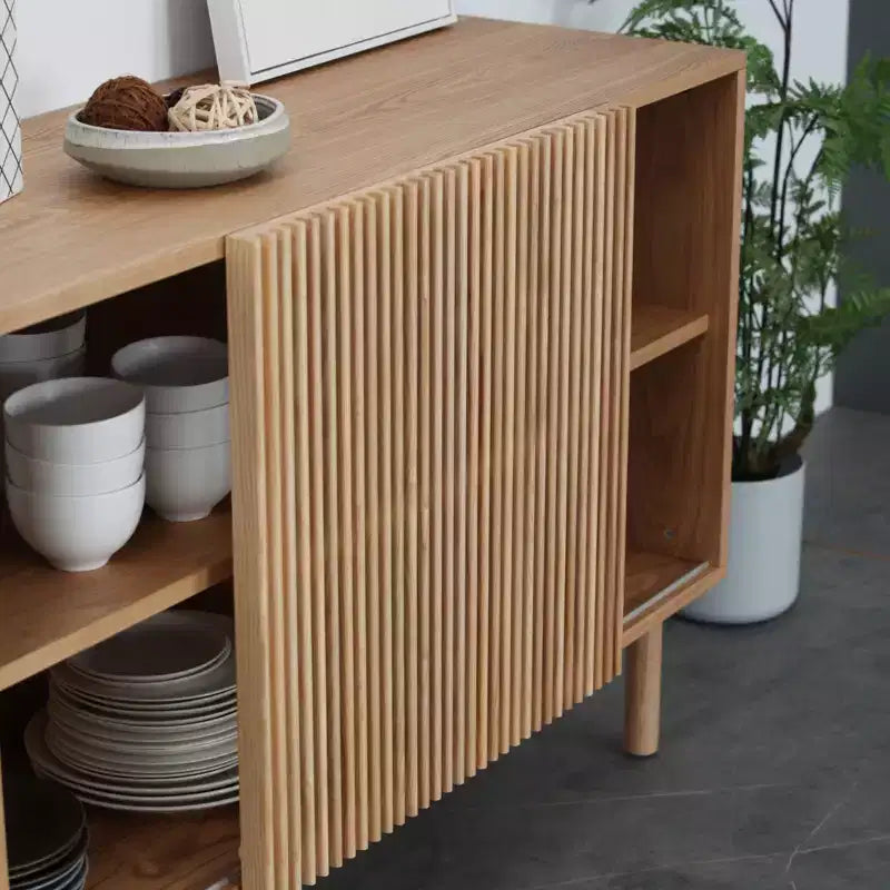 GDFStudio Margaret Madia moderna in legno da 48,4 pollici con anta scorrevole