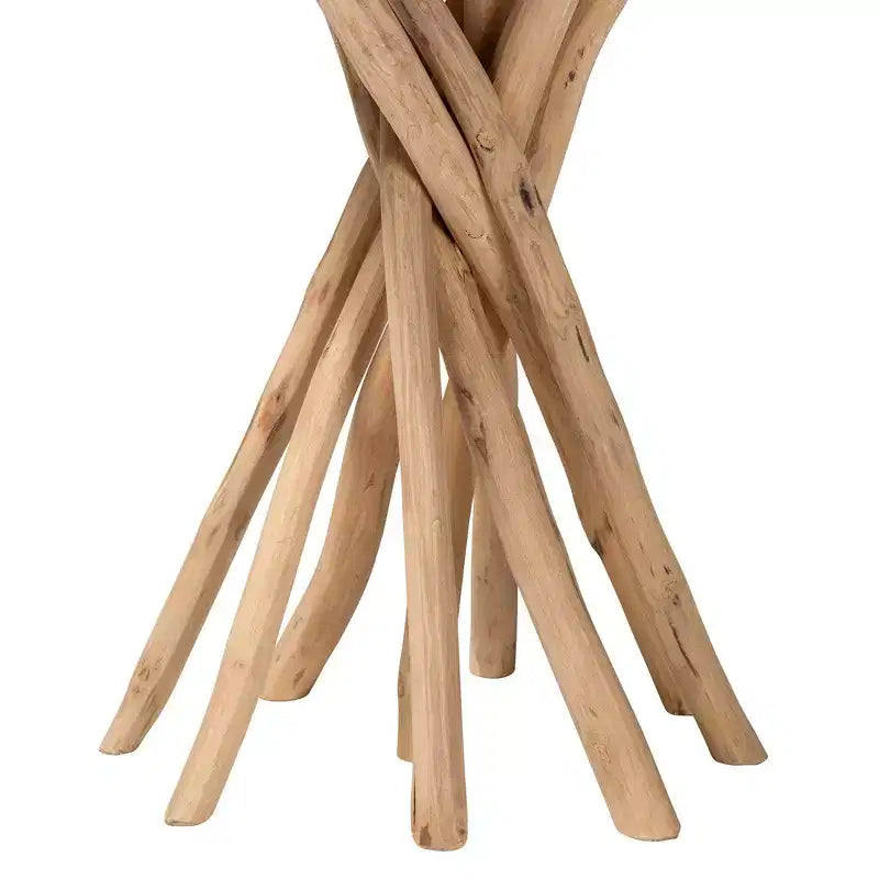 bali & pari Liberte Tavolino da Divano in Legno Teak Naturale