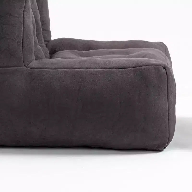 Poltrona sacco morbida per adulti, divano pigro super morbido con memory foam e pouf, poltrona moderna per salotto, camera da letto, appartamento