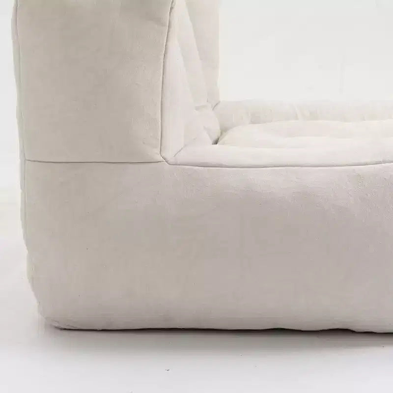 Poltrona sacco morbida per adulti, divano pigro super morbido con memory foam e pouf, poltrona moderna per salotto, camera da letto, appartamento