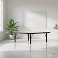 Jonti-Craft Berries Elementary Height Classic Trapezoid Table (24 x 48) in Black