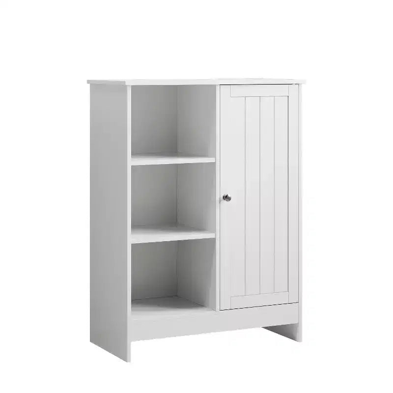 GDFStudio Azir Mobiletto contenitore indipendente da 60 cm stile rustico con anta e ripiani regolabili
