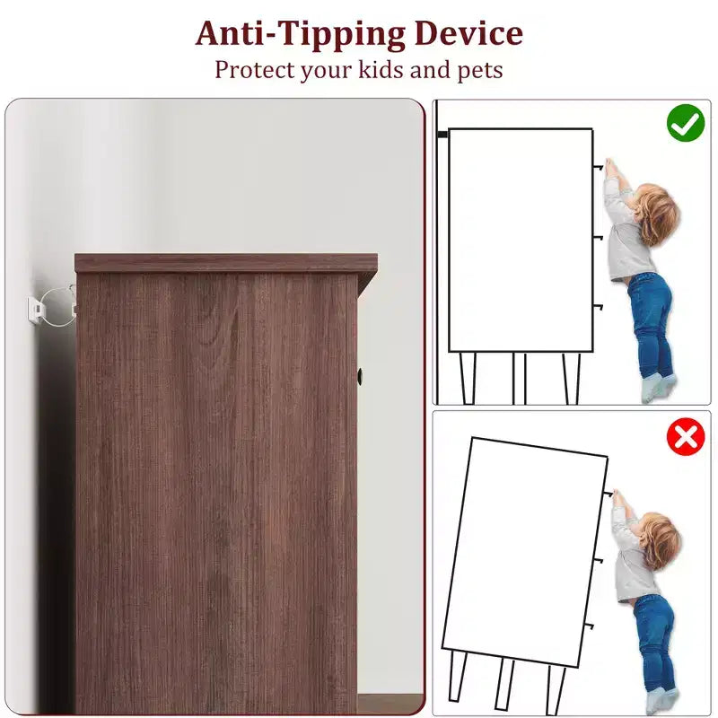 Comò verticale autoportante da 41,3" con cassetti e contenitore, cassettiera in legno per soggiorno, camera da letto, ingresso, camera da letto
