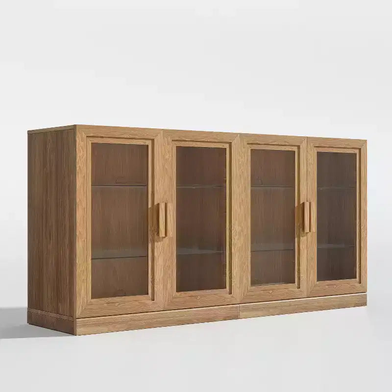 PexFix Madia 31x62x16 con 4 Ante e Contenitore Organizzatore Multiuso per Cucina Soggiorno Marrone