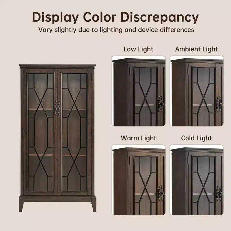 Credenza a Buffet con Finitura Elegante, Piedini Regolabili e Dispositivo Antiribaltamento - Soluzione di Archiviazione Perfetta per Sala da Pranzo o Zona Giorno
