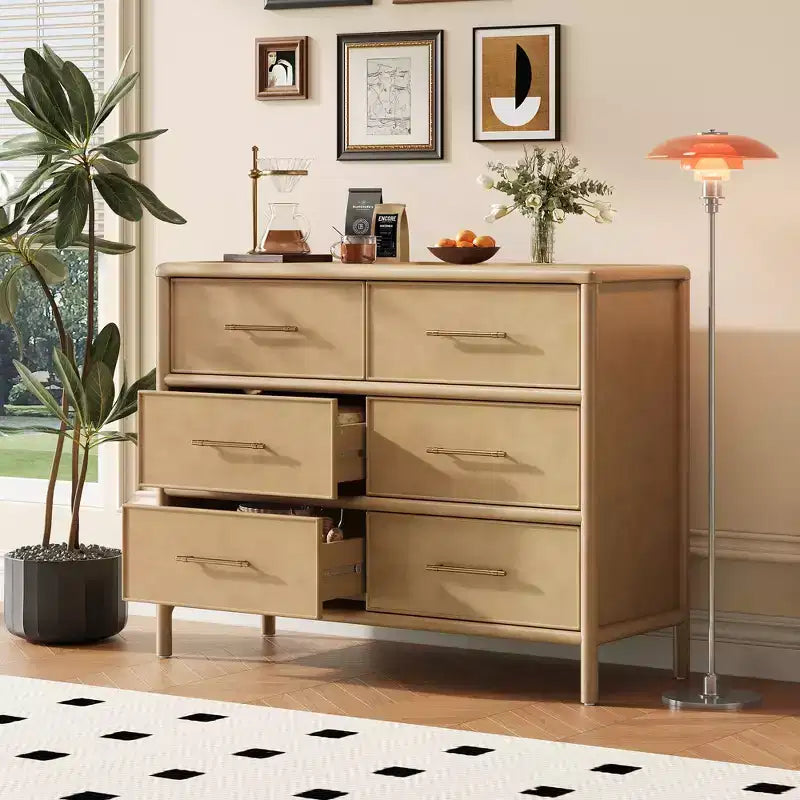 Christopher Knight Home Citlali, Armadietto contenitore vintage da 48'' in legno di acacia con 6 cassetti