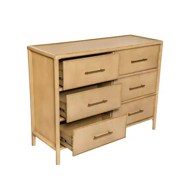 Christopher Knight Home Citlali, Armadietto contenitore vintage da 48'' in legno di acacia con 6 cassetti