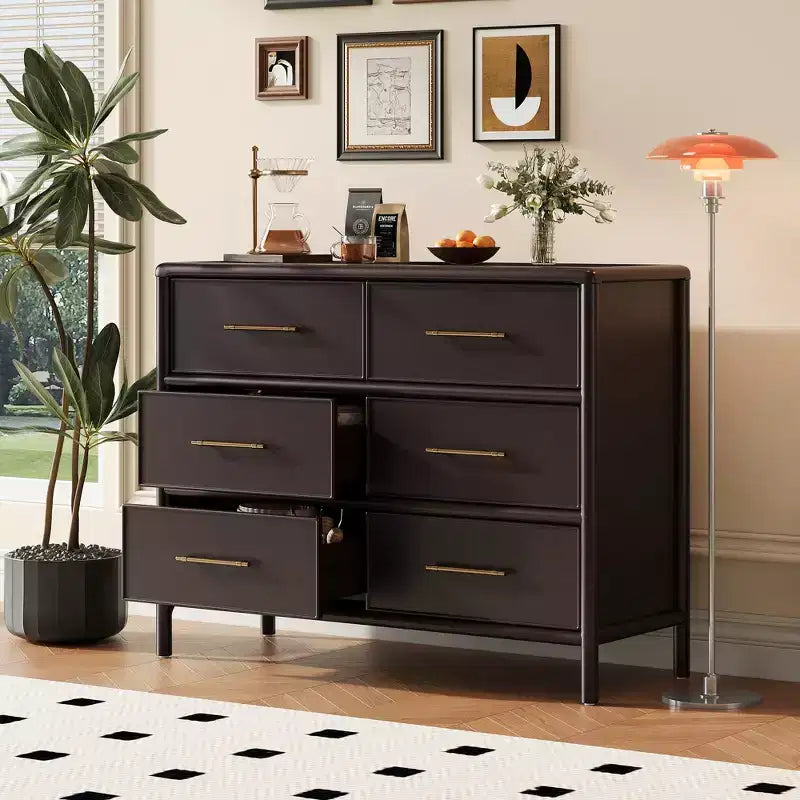 Christopher Knight Home Citlali, Armadietto contenitore vintage da 48'' in legno di acacia con 6 cassetti