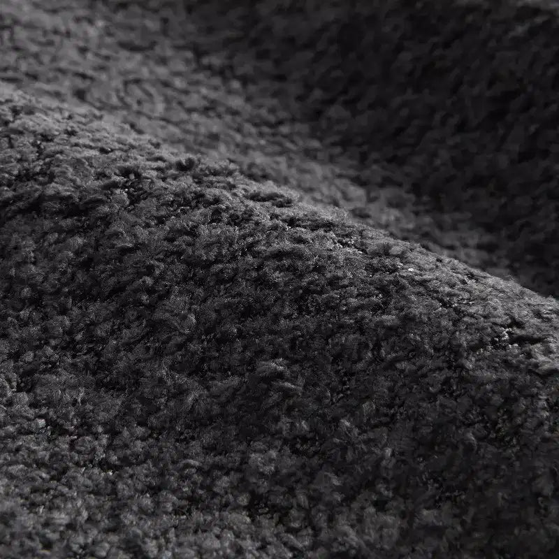 Divano sezionale modulare a L da 110 pollici con seduta extra-large, cuscino con cuciture a vista, pouf, rivestimento in tessuto bouclé, 4 posti